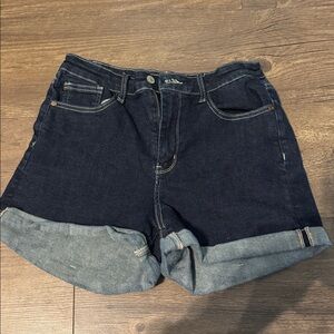 Judy Blue Dark Wash Denim Shorts